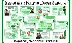 Opowieść Wigilijna: czy warto być dobrym? Historia Scrooge'a, jego przemiana dzięki duchom, motywy i symbole.