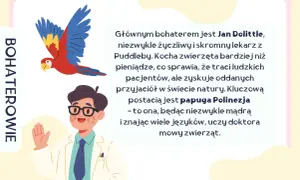 Doktor Dolittle, kochający zwierzęta bardziej niż pieniądze, dzięki papudze Polinezji uczy się mowy zwierząt, co wyjaśnia, dlaczego zaczął je leczyć.