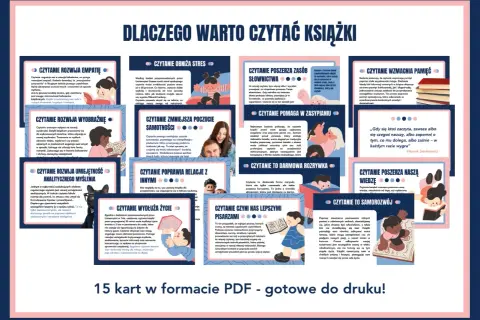 Dlaczego czytanie jest ważne? Rozwija empatię, obniża stres, poszerza słownictwo, wzmacnia pamięć i pomaga w zasypianiu. To darmowa rozrywka i samorozwój.