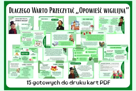 Opowieść Wigilijna: czy warto być dobrym? Historia Scrooge'a, jego przemiana dzięki duchom, motywy i symbole.
