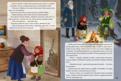 Baśń o 12 miesiącach do druku – kolorowanki i materiały edukacyjne