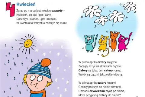 Kalendarzowa wyliczanka wiersz: jak nauczyć dzieci miesięcy w zabawny sposób