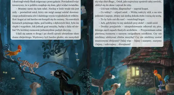 Baśń o czterech muzykantach z Bremy – wartość przyjaźni i współpracy
