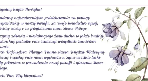 Wiersze podziękowania dla księdza, które poruszą serce i duszę