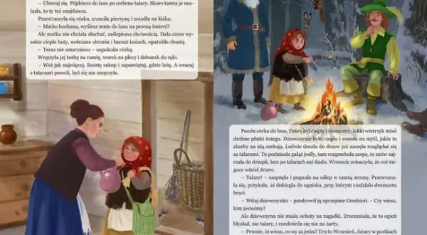Baśń o 12 miesiącach do druku – kolorowanki i materiały edukacyjne
