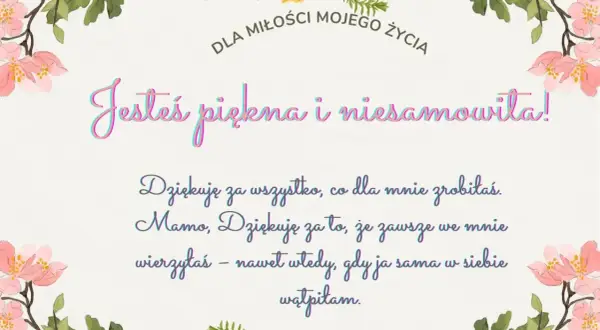 Dla miłości mojego życia, zmysłowe wiersze dla niej. Jesteś piękna i niesamowita! Dziękuję za wszystko, co dla mnie zrobiłaś.
