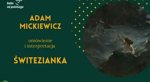 Czy świtezianka to ballada? Omówienie i interpretacja dzieła Adama Mickiewicza. Obraz przedstawia mityczną postać w mrocznych falach.