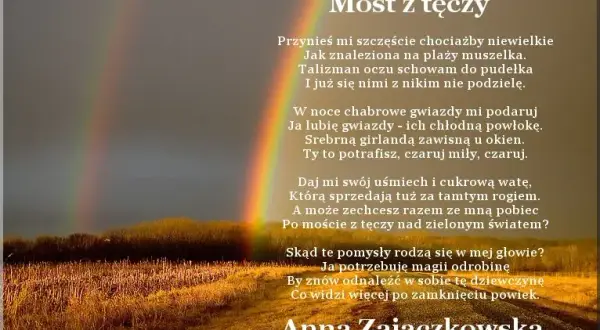 Tęczowy most wiersz – ukojenie dla zmarłych pupili i ich właścicieli