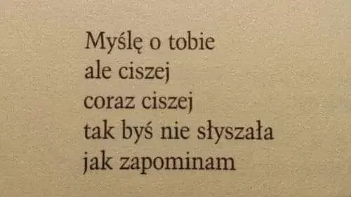 Wiersz myślę o tobie: analiza emocji i głębia uczuć Tadeusza Borowskiego