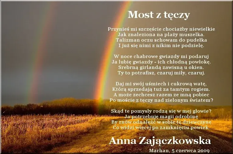 Tęczowy most wiersz – ukojenie dla zmarłych pupili i ich właścicieli