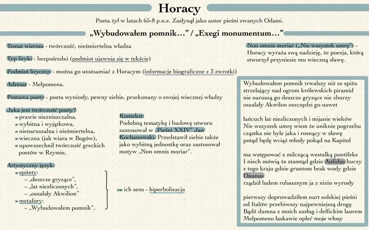 Horacy o 