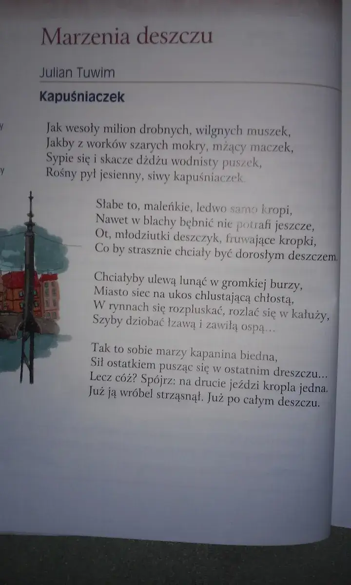 Zdjęcie Kapuśniaczek wiersz – analiza i interpretacja pięknego utworu Tuwima
