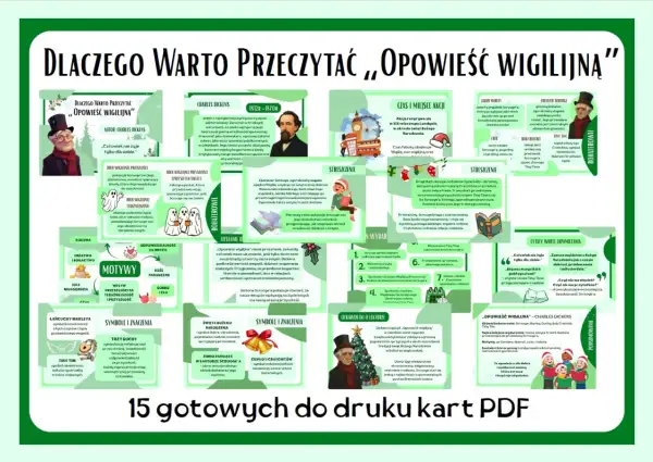 Opowieść Wigilijna: czy warto być dobrym? Historia Scrooge'a, jego przemiana dzięki duchom, motywy i symbole.